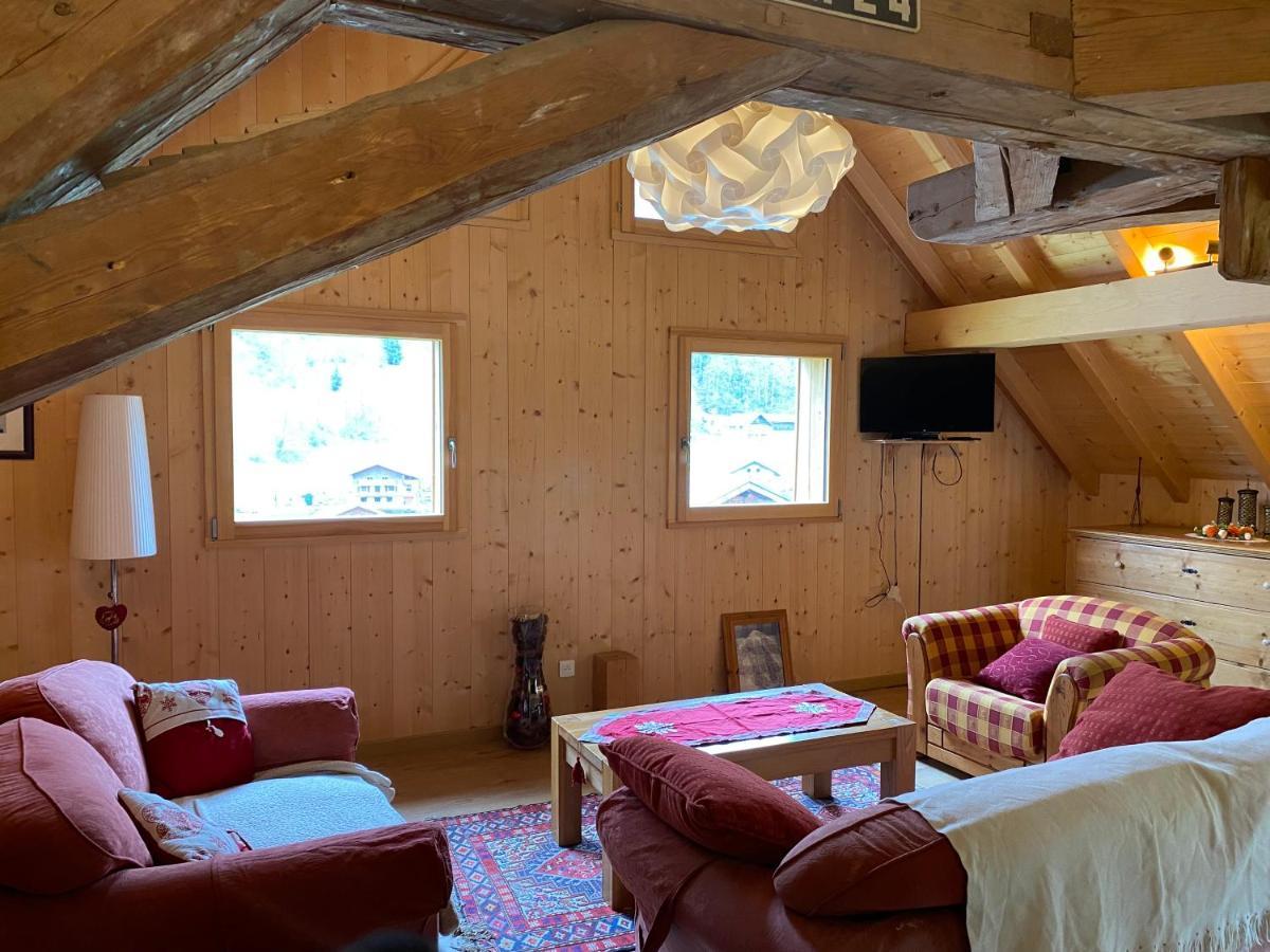 Le Bel Appartement De Montagne Bellevaux Bagian luar foto